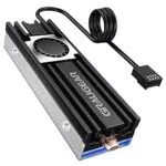 GRAUGEAR, M.2 Heatpipe-Kühler mit Lüfter, f. M.2 NVMe 2280 SSD
