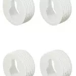 Häfele Schrankaufhänger weiß aus Kunststoff 20 mm 4 Stück/VPE