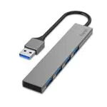 Hama USB Hub 4 Ports Alu