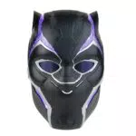 Hasbro Marvel Legends Series Black Panther elektronischer Premium Helm mit Lichtern und klappbaren Linsen