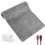Heizkissen Graphen Heizkissen Rücken Heizkissen Tragbar Heizdecke Klein Waschbare Heating Pad Wärmekissen Sicheres Wärmepads für Rücken