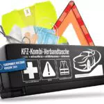 HELDENWERK 3 in 1 Erste Hilfe Set Auto 2024 europaweit einsetzbar & geprüft I KFZ Kombitasche mit Warnweste
