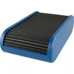 Helit H6218093 - Visitenkartenbox the personal, schwarz/blau