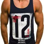 Herren Tank Top Classic Unterhemd Sommer Sport Tank Top Muskelshirt für Training Gym Fitness & Bodybuilding
