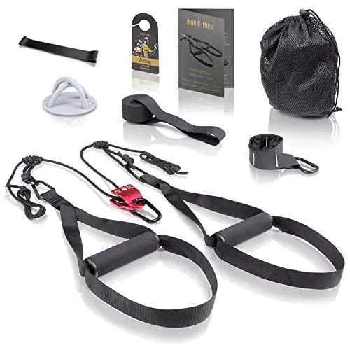 High Pulse Schlingentrainer Set Umfassendes Sling Trainer Kit mit Umlenkrolle