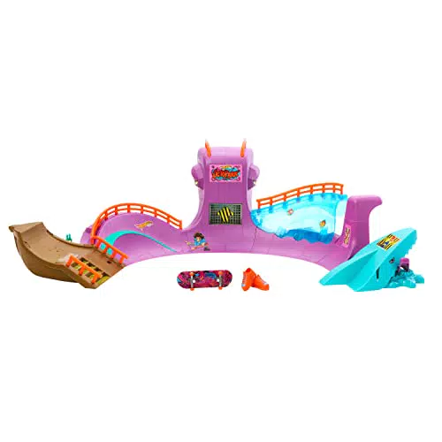 HOT WHEELS Skate Octopark Skate-Set - Grind-Rails, Quarter-Pipes