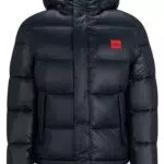 HUGO Herren Balin2341 Wasserabweisende Slim-Fit Steppjacke mit Logo-Badge Dunkelblau XX