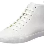 HUGO Herren Zero_hito_GRPH High Top Sneaker, White100