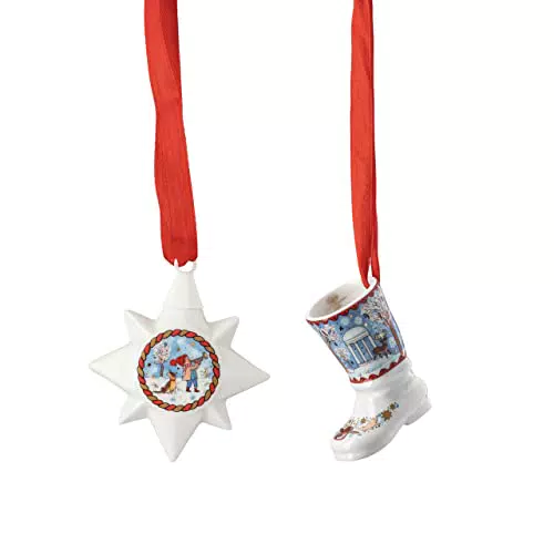 Hutschenreuther Sammelkollektion 22 Weihnachtsabend Set Ministern/stief