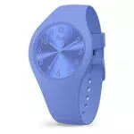 Ice-Watch - ICE colour Lotus - Blaue Damenuhr mit Silikonarmband - 017913