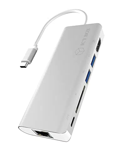 ICY BOX USB-C Laptop Docking Station mit 1x HDMI, 3-fach USB 3.0 HUB
