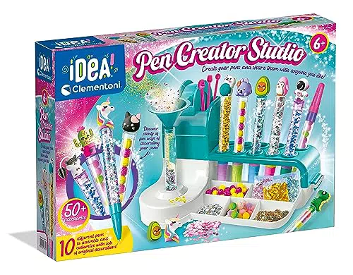 Idea Clementoni Mein Stift-Atelier mit über 50 Accessoires - Kreativspielzeug