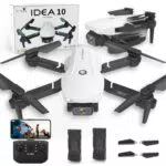 IDEA10 Mini Drohne für Anfänger, RC Quadrocopter mit Mehr Kamera FPV Übertragung 3D Flip Höhenlage Halten