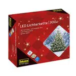 Idena 30441 - LED Lichterkette mit 300 LEDs in Warmweiß