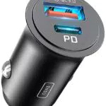 INIU Zigarettenanzünder USB Adapter, Steckdose, 5A Schnellladung dual Port Kfz Ladegerät
