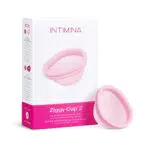 Intimina Ziggy Cup 2 Extradünne, Wiederverwendbare Menstruationsscheibe mit Flacher Passform