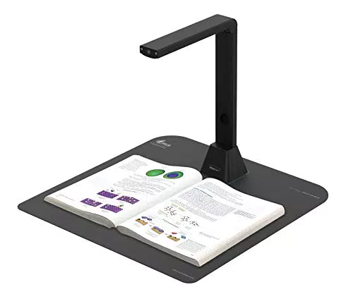 IRIScan Desk Professioneller Buchscanner A3 LED, OCR Dokumentenscanner 12MP Kamera Visualizer -v5PRO: PDF-Editor