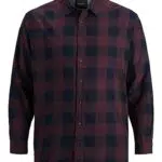 JACK & JONES Herren Jjegingham Twill Shirt L/S Ps Noos Hemd
