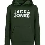 JACK & JONES Jungen Jjecorp Logo Hood Noos Jr Sweatshirt