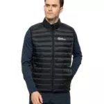 Jack Wolfskin Herren Pack & GO DOWN Vest M, Black, XXXL