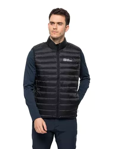 Jack Wolfskin Herren Pack & GO DOWN Vest M, Black, XXXL