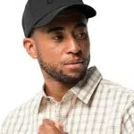 Jack Wolfskin Unisex Cap Baseballkappe, Schwarz, Einheitsgr e EU