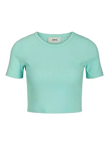 JACK&JONES Damen JXFLORIE STR SS Rib Tee JRS NOOS T-Shirt