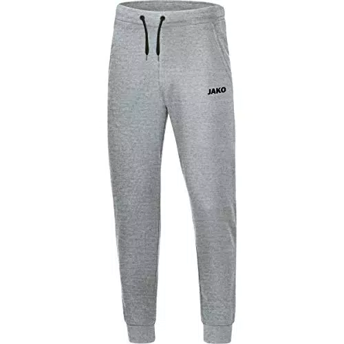 JAKO Herren Base Jogginghose, Hellgrau Meliert