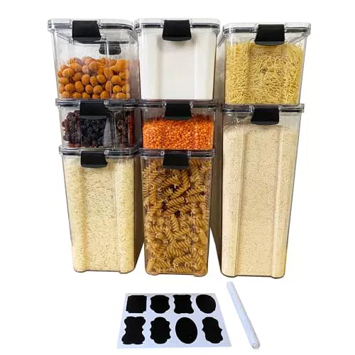 Jassmin 8er Vorratsdosen, Vorratsdosen-Set, Aufbewahrungsbox-Küche