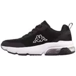 Kappa Unisex Koro Sneaker, Black/White, 8 UK ()