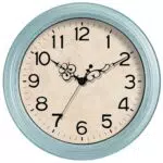KECYET 30, 5 cm leise Wanduhr, batteriebetrieben, Retro-Wanduhr