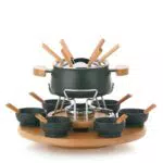 Kela 61201 Drehbares Fonduekarussell-Set, Fleischfondue