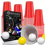 KESSER Beer Pong Becher Set Mit Kartenset 54 Karten