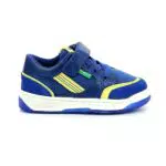 Kickers Jungen Unisex Kinder Kouic Sneaker, Marineblau Gelb