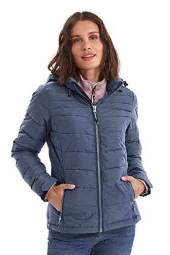 Killtec Damen Skane WMN Quilted JCKT A Jacke In Daunenoptik Mit Abzippbarer Kapuze