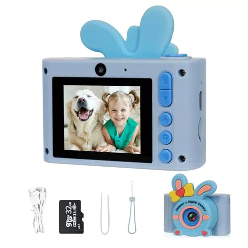 Kinderkamera Digitalkamera, Kinder Kamera 1080P 2, 0-Zoll-Bildschirm