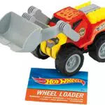 Klein Theo 2439 Hot Wheels Radlader, Radlader im Maßstab 1:24