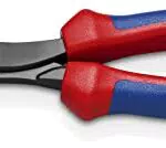 KNIPEX TwinGrip, Frontgreifzange mit 2K-Griffen, atramentiert