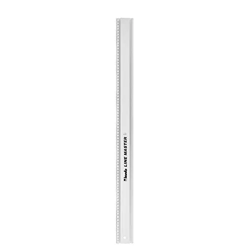 kwb LINE MASTER Präzisionslineal Aluminium, 800-mm Universal-Führungsschiene für Kreissäge