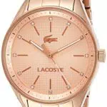 Lacoste Analog Quarzuhr für Damen mit Roségoldfarbenes Edelstahlarmband - 2000899