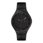 Lacoste Analog Quarzuhr für Herren mit Schwarzes Silikonarmband - 2011235