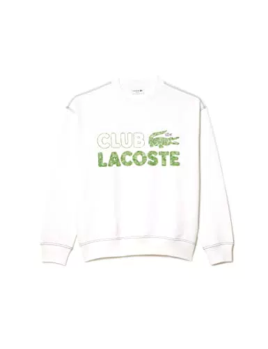 Lacoste Herren Sh5453 Sweatshirts, weiß, XX