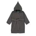 LÄSSIG Kinder Bademantel Baumwolle/Muslin Bathrobe anthracite 12 - 18 Monate