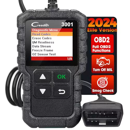 LAUNCH Creader 3001 obd2 diagnosegerät, Automotor Fehler-Code Scanner für Europäische OBD II/EOBD Protokolle nach 2000