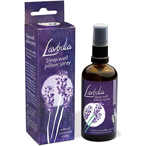 Lavendel Kissenspray 50ml von Lavodia 50ml Lavendelspray für Kopfkissen zum Einschlafen Lavendel Spray mit echtem