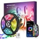 LED Strip 30m, Bluetooth RGB LED Streifen Farbwechsel LED Lichterkette 30M mit App Steuerung und Fernbedienung