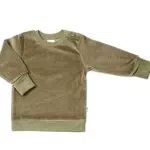 Leela Cotton Baby Kinder Nicky Sweatshirt Bio-Baumwolle 6 Farben Wählbar Jungen Mädchen Langarmshirt T-Shirt Gr. 62/68 bis 116