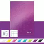 Leitz 46271062 Notizbuch WOW, A5, liniert, violett