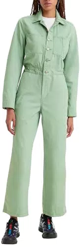 Levi's Damen Iconic Jumpsuit Dress Jumpsuit, Granite Green