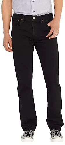 Levi's Herren 501 Original Fit Jeans, Stonewashed Black